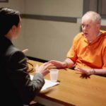 TRIAL & ERROR -- Pilot -- Pictured: (l-r) Nicholas D'Agosto as Josh, John Lithgow as Larry -- (Photo by: Tyler Golden/NBC)