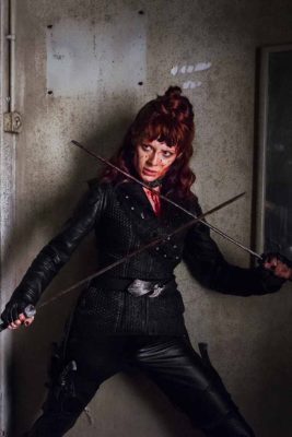 Emily Beecham as The Widow - Into the Badlands _ Season 2, Episode 1 - Photo Credit: Antony Platt/AMC