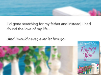 SPOTLIGHT/GIVEAWAY: 'Finding You' by Jo Watson