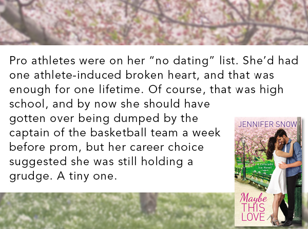 SPOTLIGHT/GIVEAWAY: 'Maybe This Love' by Jennifer Snow